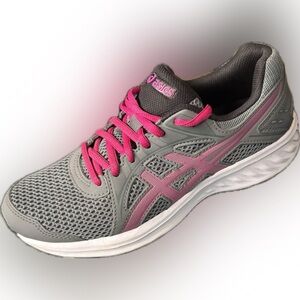 ASICS Women's Athletic Shoes in Gray and Pink